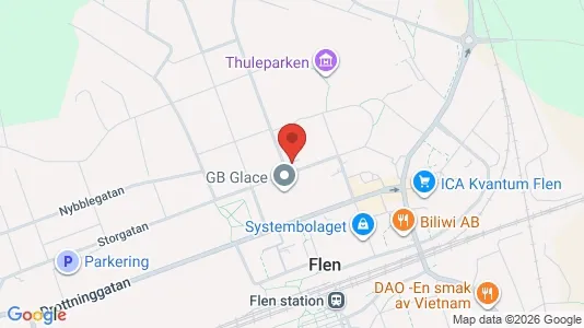 Apartments for rent i Flen - kort over placeringen