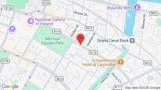 Apartments for rent i Dublin 2 - kort over placeringen