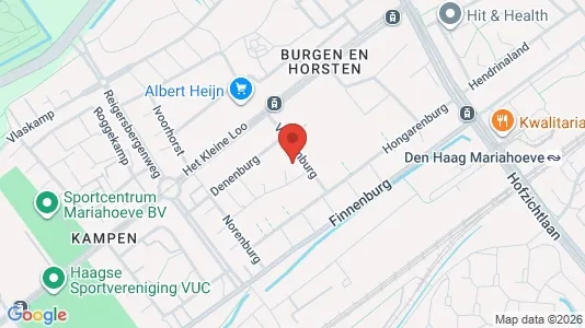 Apartments for rent i The Hague Haagse Hout - kort over placeringen
