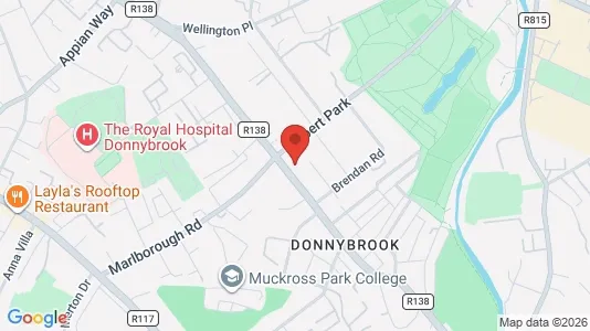 Apartments for rent i Dublin 4 - kort over placeringen