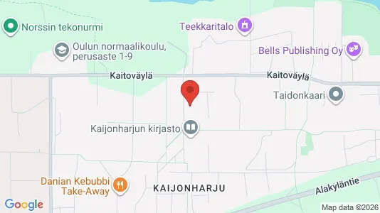 Apartments for rent i Oulu - kort over placeringen