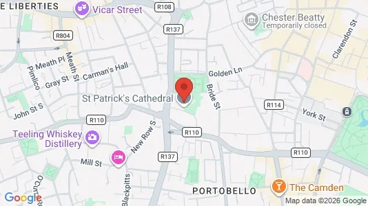 Apartments for rent i Dublin 8 - kort over placeringen