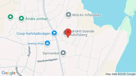 Apartments for rent i Åmål - kort over placeringen
