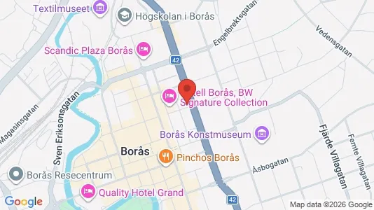 Apartments for rent i Borås - kort over placeringen