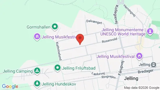 Apartments for rent i Jelling - kort over placeringen