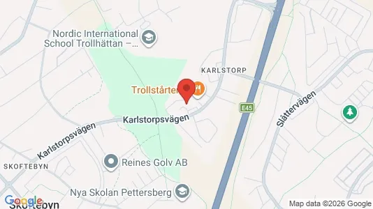 Apartments for rent i Trollhättan - kort over placeringen