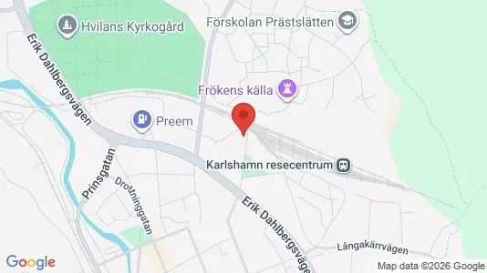 Apartments for rent i Karlshamn - kort over placeringen