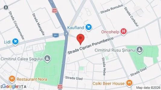 Apartments for rent i Timişoara - kort over placeringen