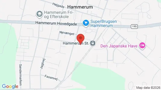 Apartments for rent i Herning - kort over placeringen