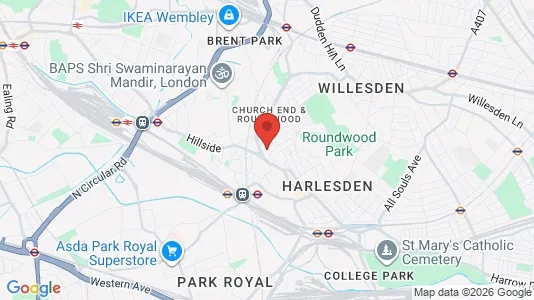 Apartments for rent in London NW10 - Photo from Google Street View
