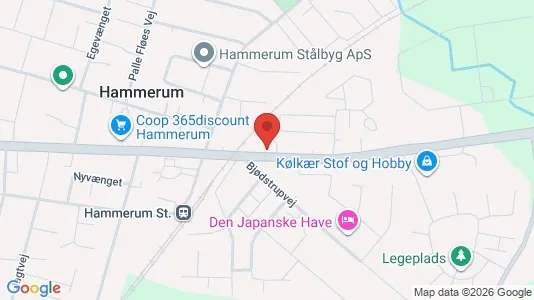 Apartments for rent i Herning - kort over placeringen