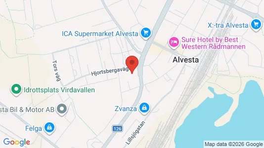 Apartments for rent i Alvesta - kort over placeringen