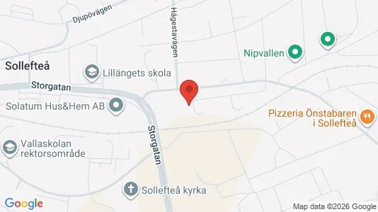Apartments for rent i Sollefteå - kort over placeringen