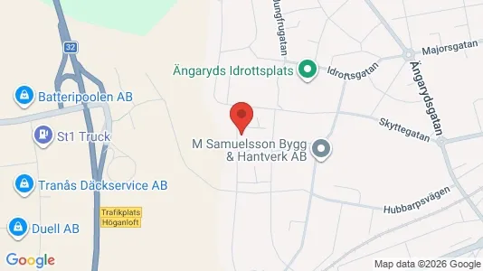 Apartments for rent i Tranås - kort over placeringen