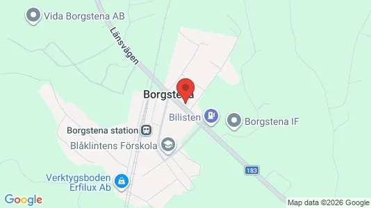 Apartments for rent i Borås - kort over placeringen