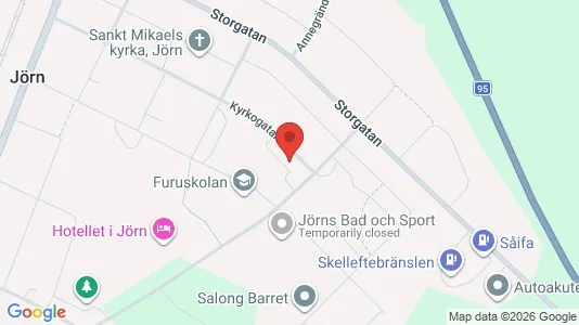 Apartments for rent i Skellefteå - kort over placeringen