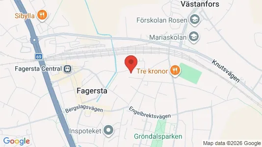 Apartments for rent i Fagersta - kort over placeringen