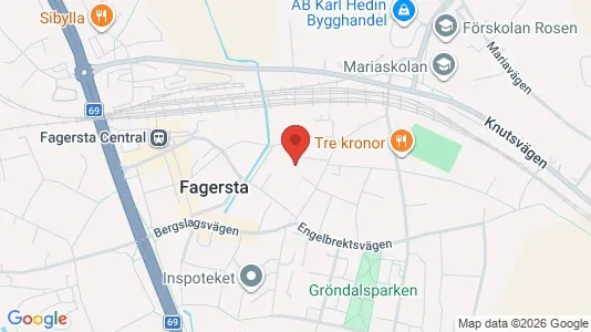 Apartments for rent i Fagersta - kort over placeringen