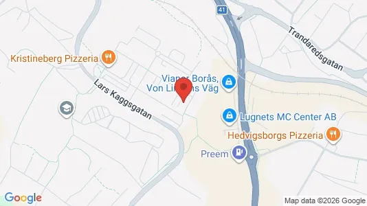 Apartments for rent i Borås - kort over placeringen