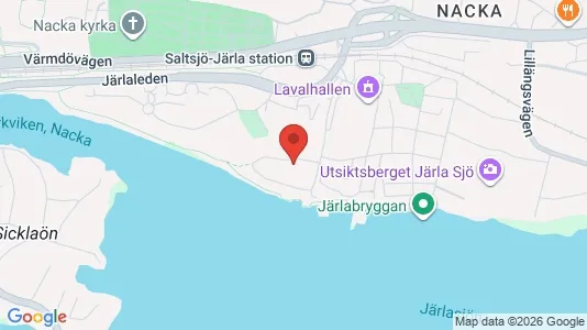 Apartments for rent i Nacka - kort over placeringen