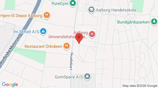 Apartments for rent i Aalborg Øst - kort over placeringen