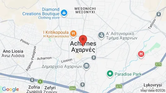 Houses for rent i Acharnes - kort over placeringen