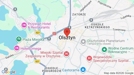 Apartments for rent in Olsztyn - Photo from Google Street View