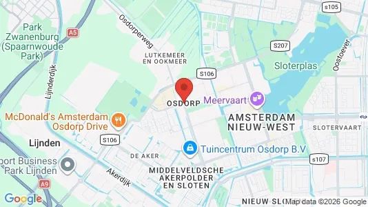 Apartments for rent i Amsterdam Osdorp - kort over placeringen