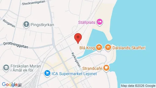 Apartments for rent i Åmål - kort over placeringen