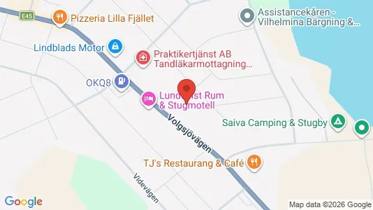 Apartments for rent i Vilhelmina - kort over placeringen