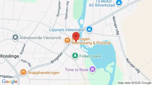 Apartments for rent i Östra Göinge - kort over placeringen