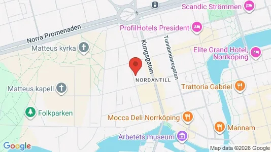 Apartments for rent i Norrköping - kort over placeringen