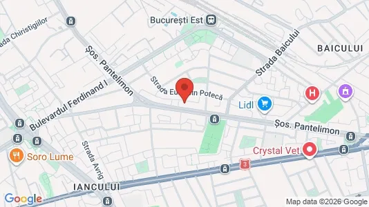 Apartments for rent i Bucharest - Sectorul 2 - kort over placeringen