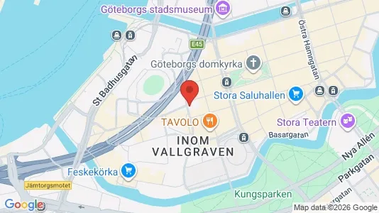 Apartments for rent i Gothenburg City Centre - kort over placeringen