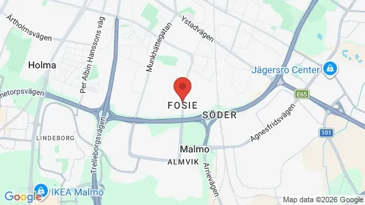 Rooms for rent i Fosie - kort over placeringen