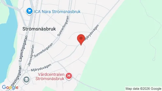 Apartments for rent i Markaryd - kort over placeringen