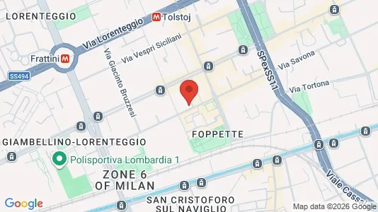 Apartments for rent i Milano Zona 6 - Barona, Lorenteggio - kort over placeringen