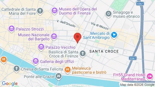 Apartments for rent i Florence - kort over placeringen