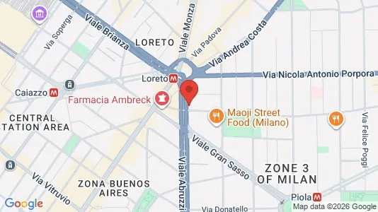Rooms for rent i Milano Zona 3 - Porta Venezia, Città Studi, Lambrate - kort over placeringen