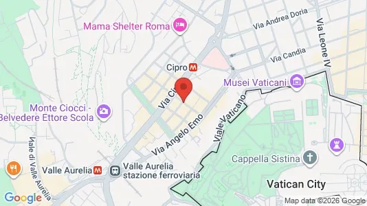 Apartments for rent i Roma Municipio XIV – Monte Mario - kort over placeringen