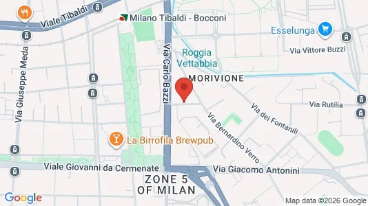 Rooms for rent i Milano Zona 5 - Vigentino, Chiaravalle, Gratosoglio - kort over placeringen