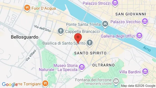 Apartments for rent i Florence - kort over placeringen