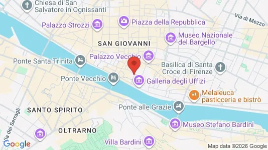 Apartments for rent i Florence - kort over placeringen