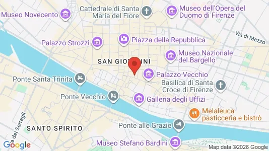 Apartments for rent i Florence - kort over placeringen