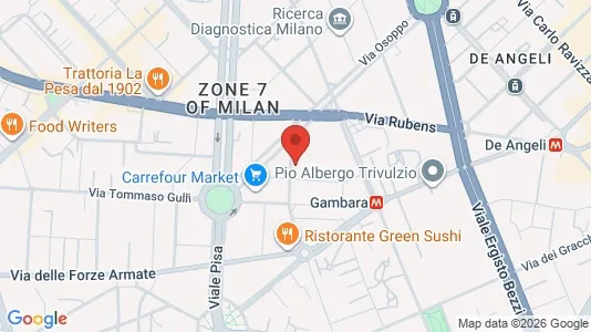 Apartments for rent i Milano Zona 6 - Barona, Lorenteggio - kort over placeringen