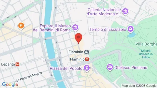 Apartments for rent i Roma Municipio II – Parioli/Nomentano - kort over placeringen