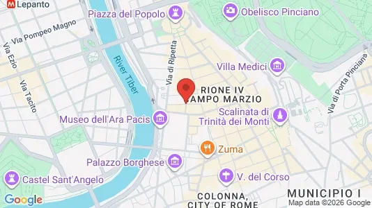 Apartments for rent i Roma Municipio I – Centro Storico - kort over placeringen