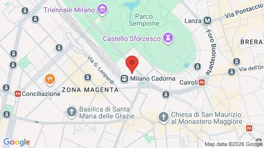 Apartments for rent i Milano Zona 1 - Centro storico - kort over placeringen