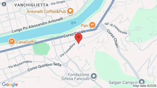 Apartments for rent i Turin - kort over placeringen