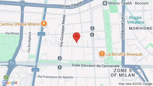 Apartments for rent i Milano Zona 5 - Vigentino, Chiaravalle, Gratosoglio - kort over placeringen